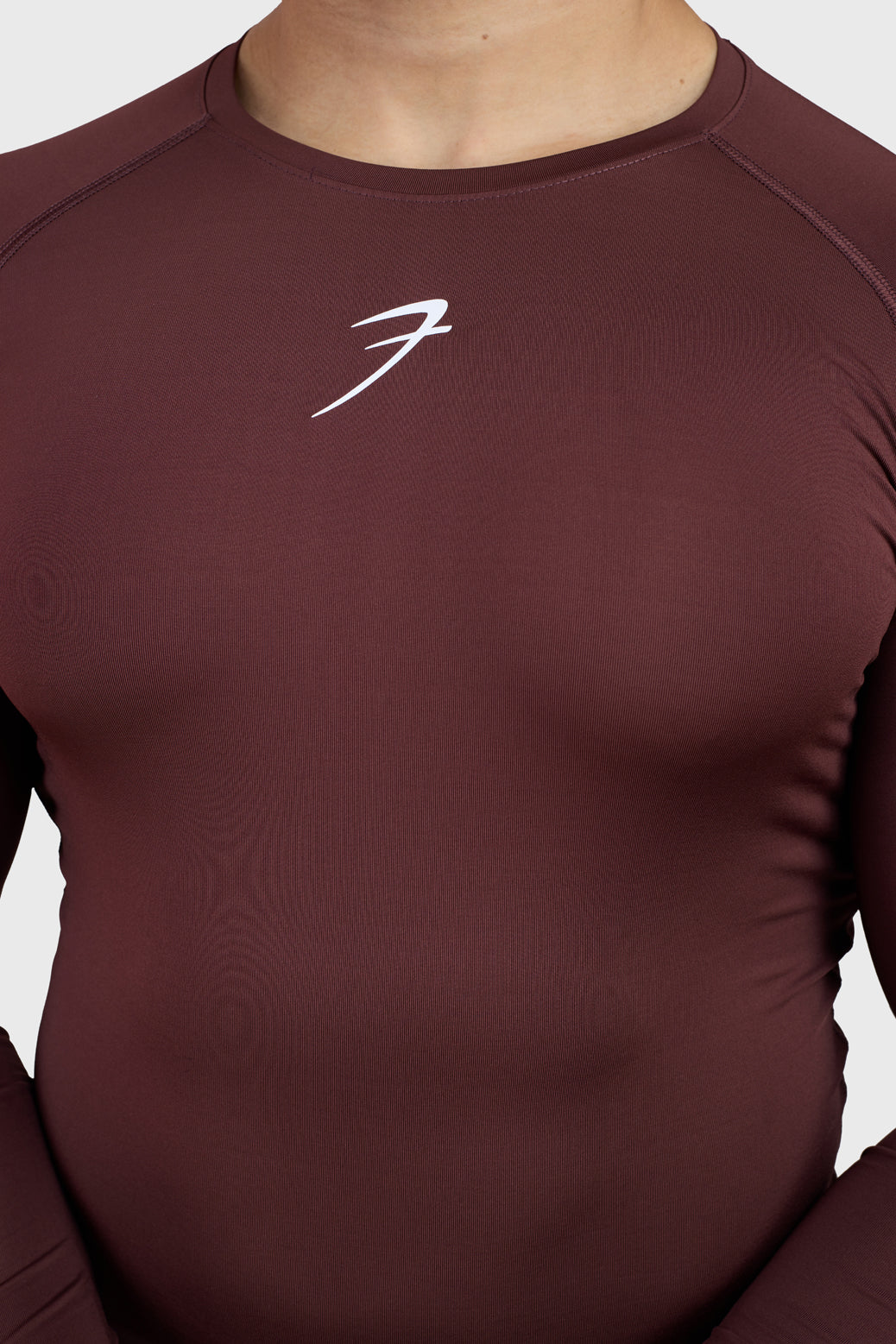 Compression Fullsleeves T-shirt Brown