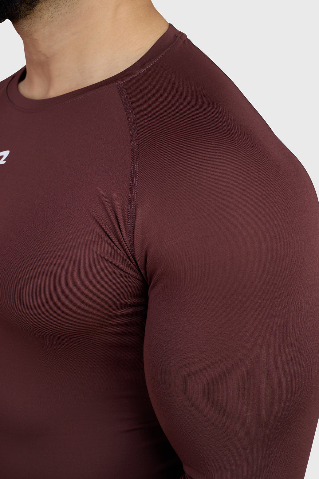 Compression Fullsleeves T-shirt Brown