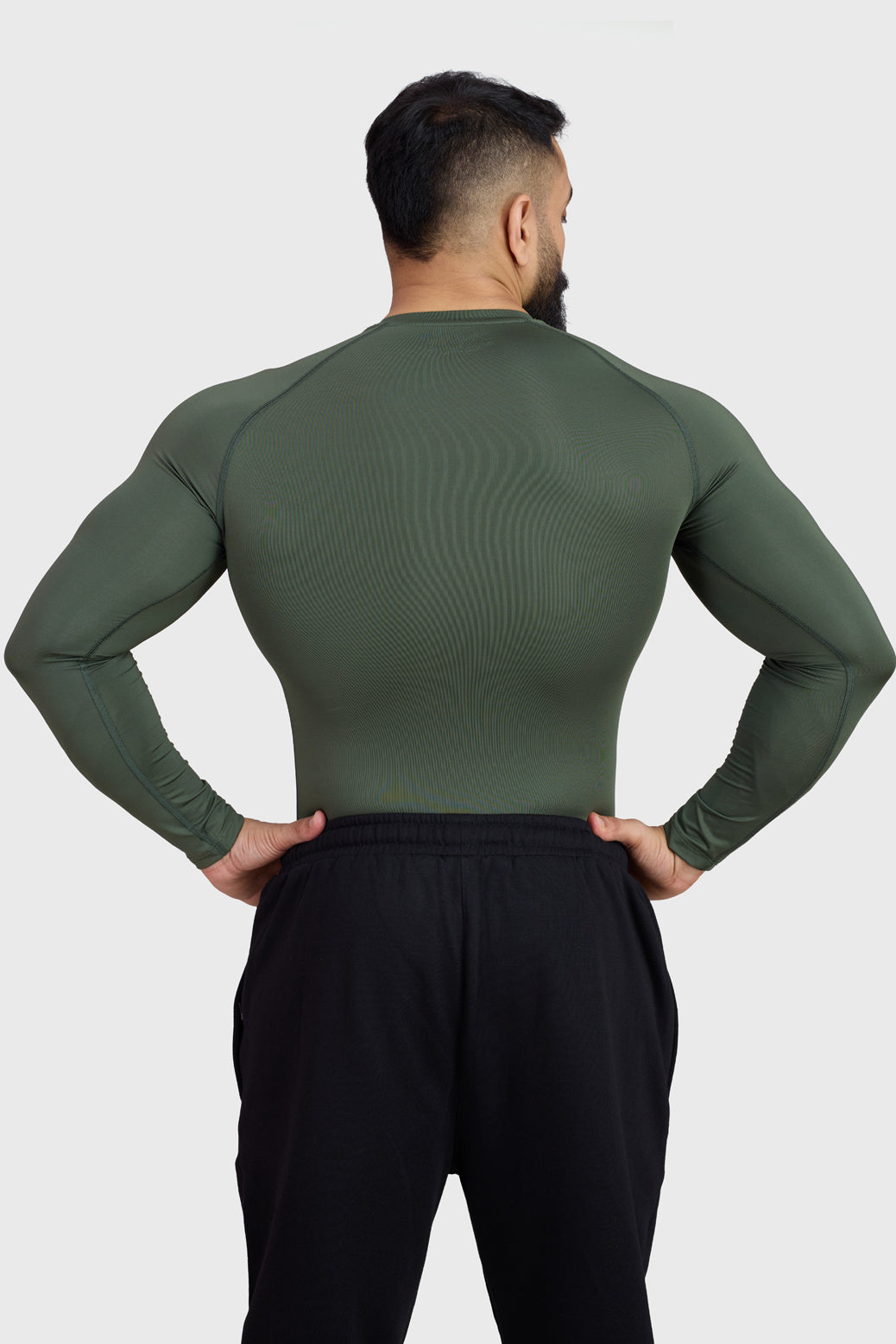 Compression Fullsleeves T-shirt Olive