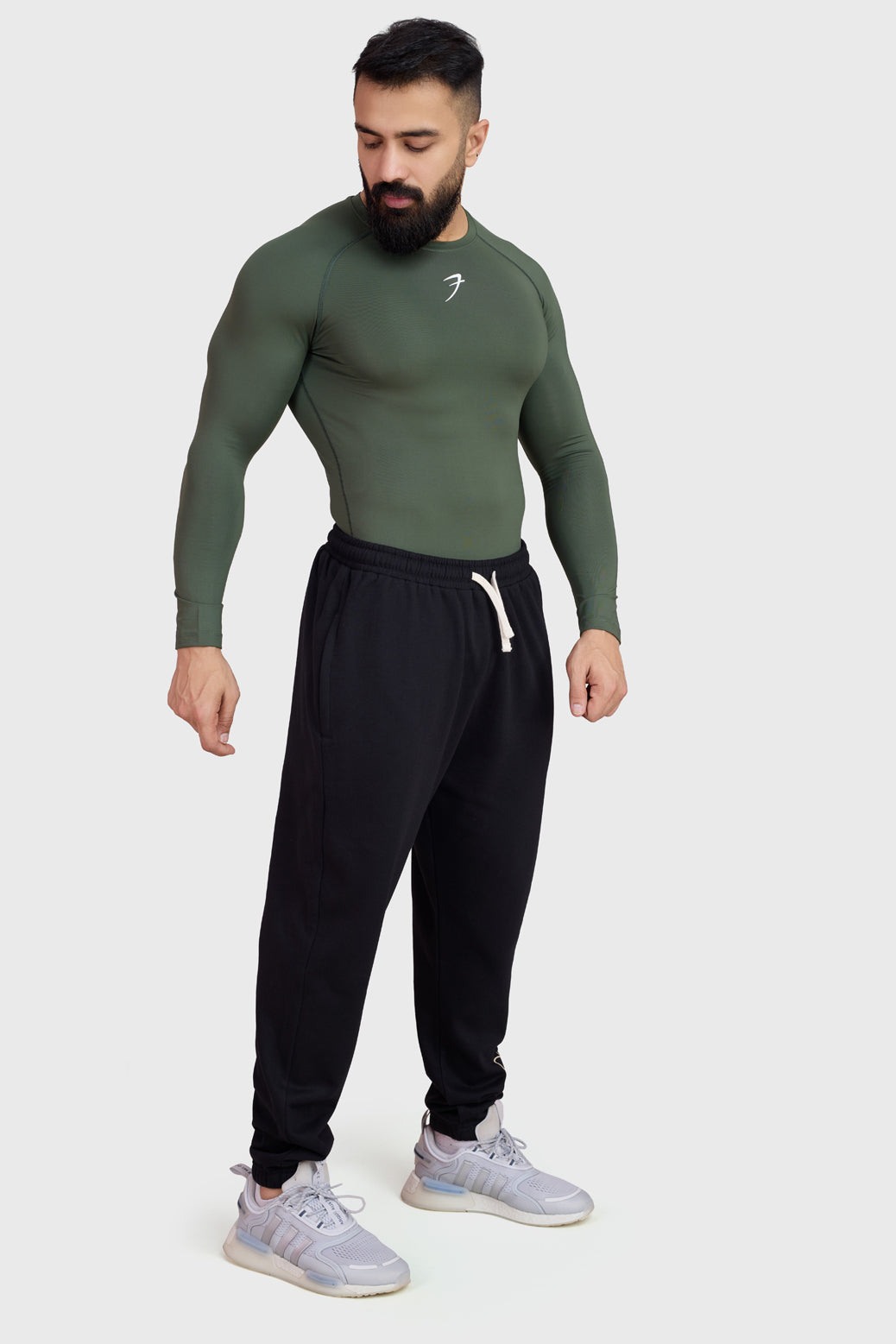 Compression Fullsleeves T-shirt Olive