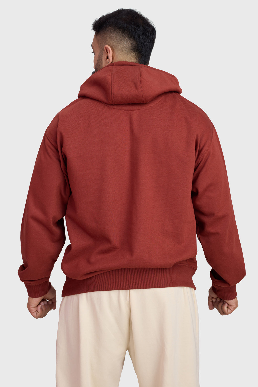 Signature Oversized Hoodie Rust