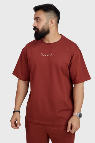 Weekend Oversized T-shirt Rust