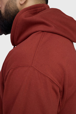 Signature Oversized Hoodie Rust