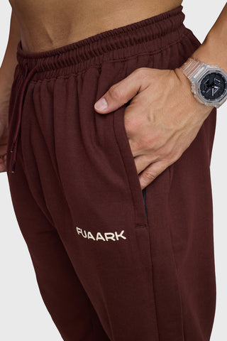 Signature Oversized Joggers Brown