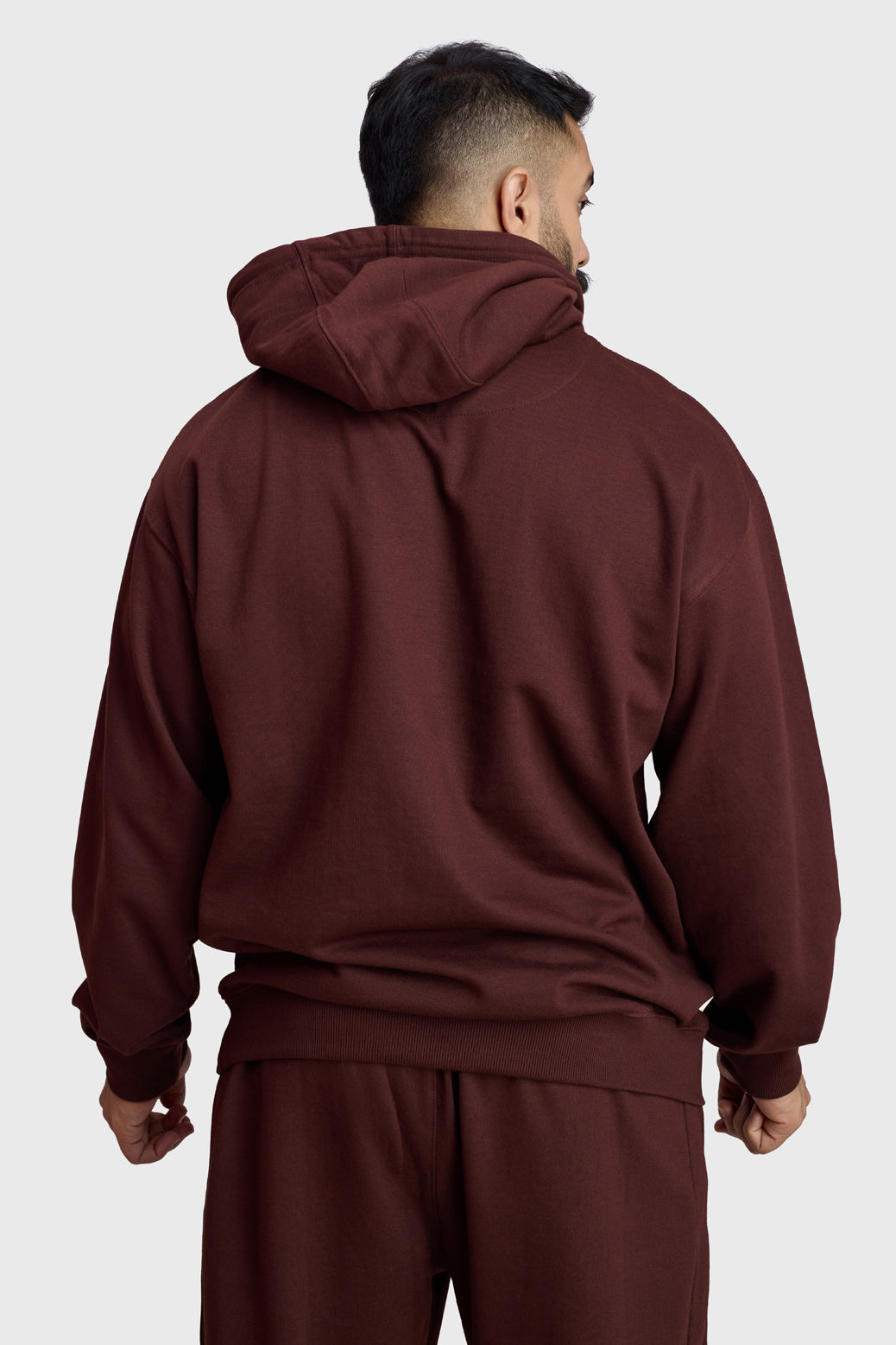 Signature Oversized Hoodie Brown