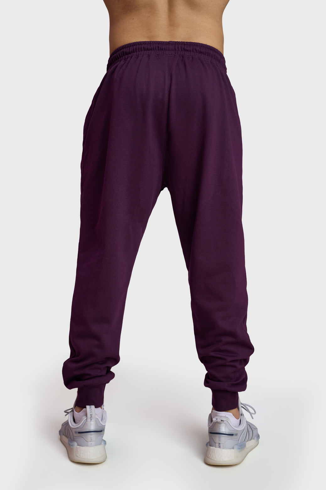 Signature Oversized Joggers Plum