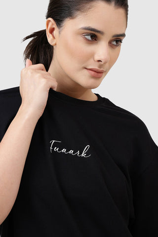 Bold Oversized T-shirt Black