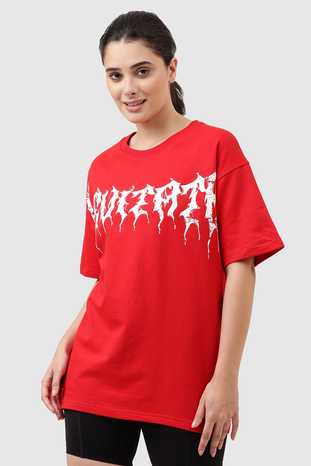 Levitate Oversized T-shirt Red