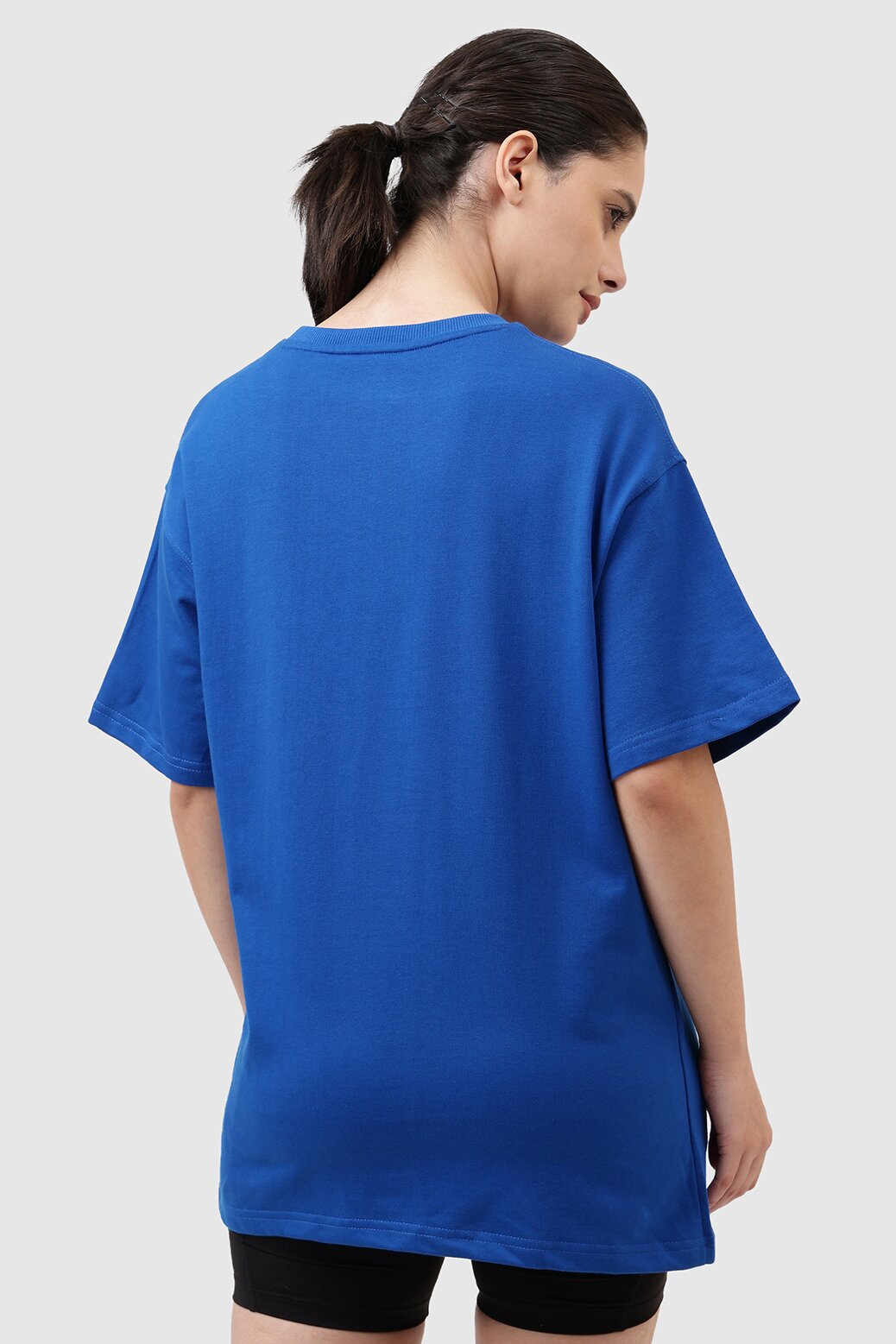 Refined Oversized T-shirt Royal Blue