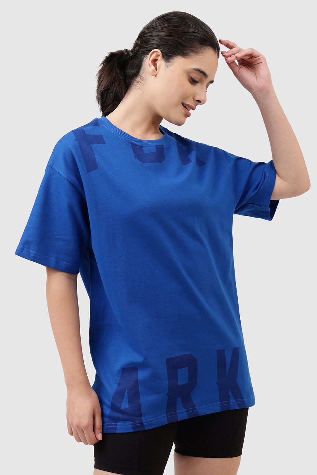 Refined Oversized T-shirt Royal Blue
