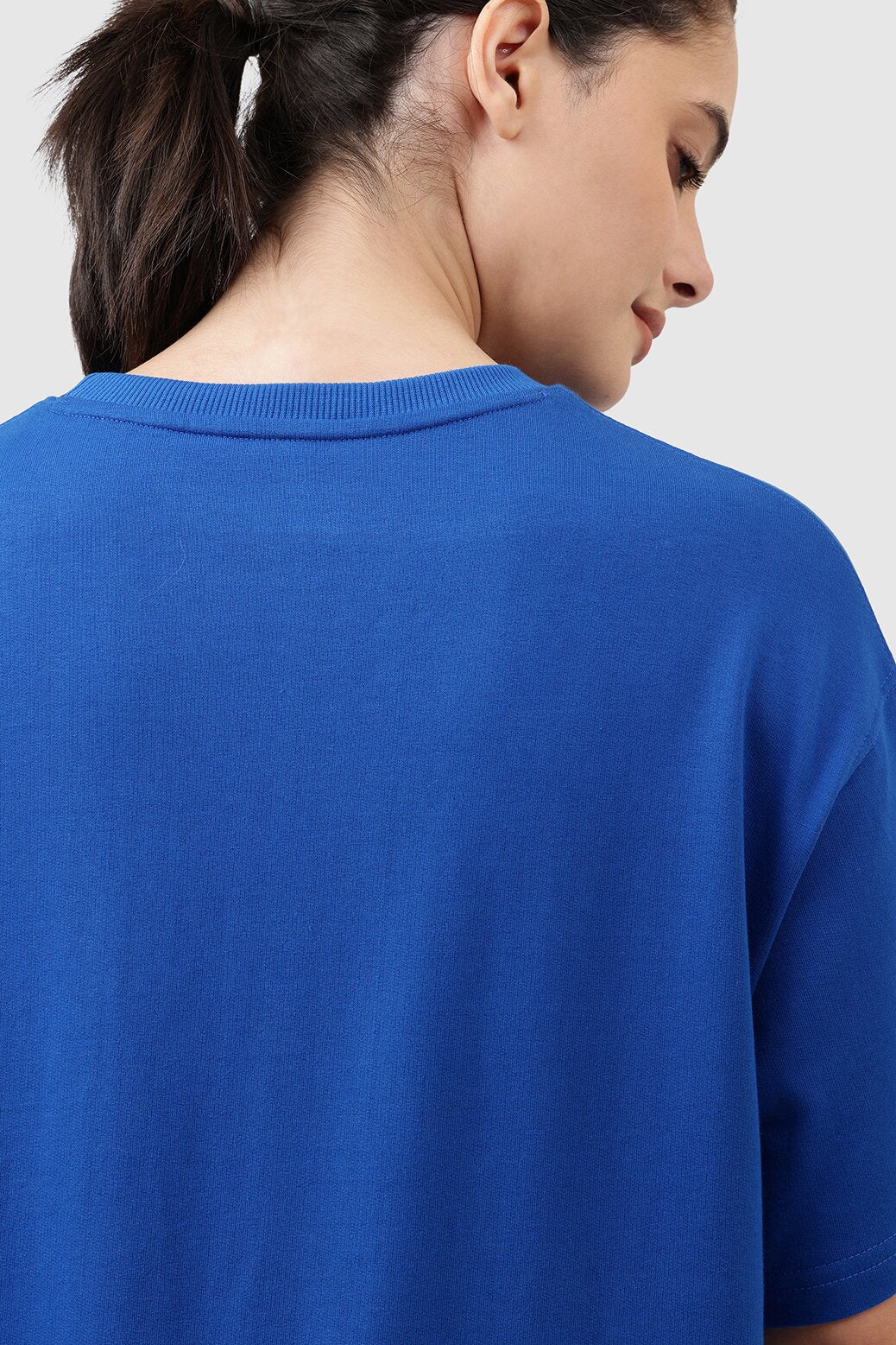 Refined Oversized T-shirt Royal Blue