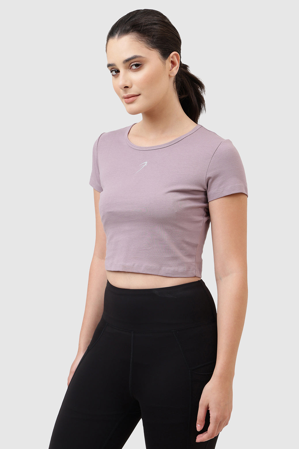 Peak Crop Top Mauve
