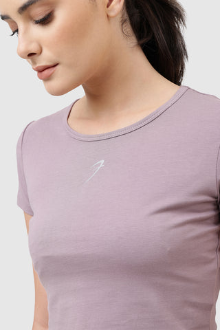 Peak Crop Top Mauve