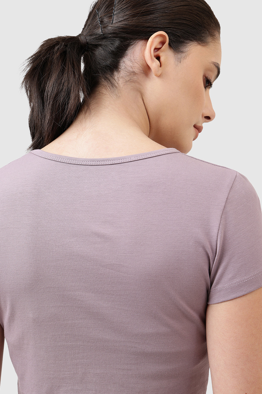 Peak Crop Top Mauve