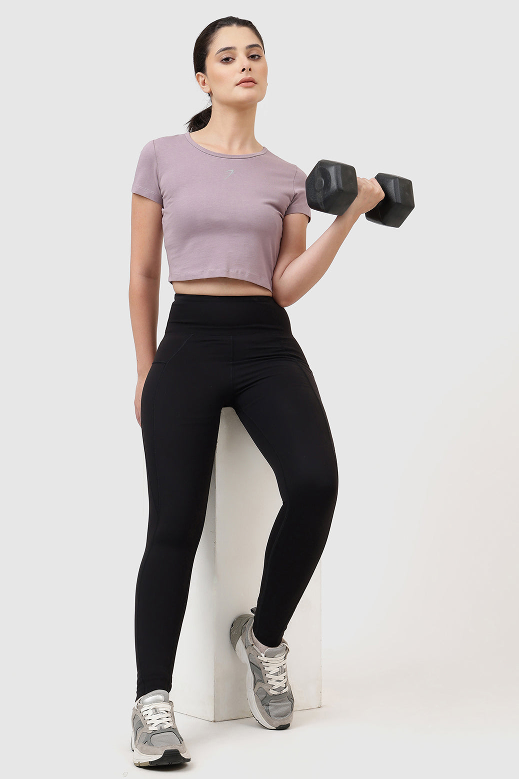 Peak Crop Top Mauve