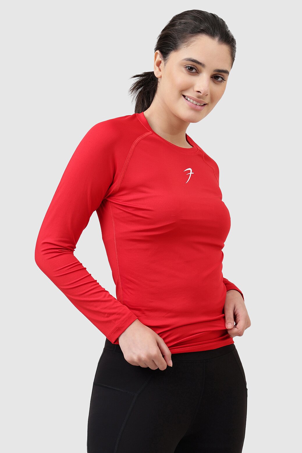Compression Full T-shirt Red
