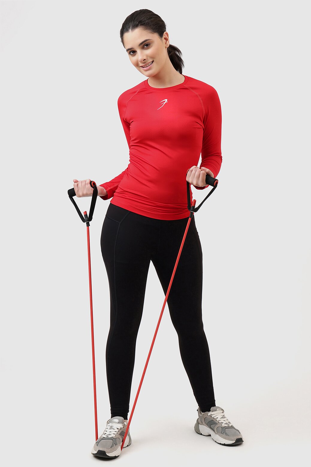 Compression Full T-shirt Red