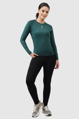 Compression Full T-shirt Emrald