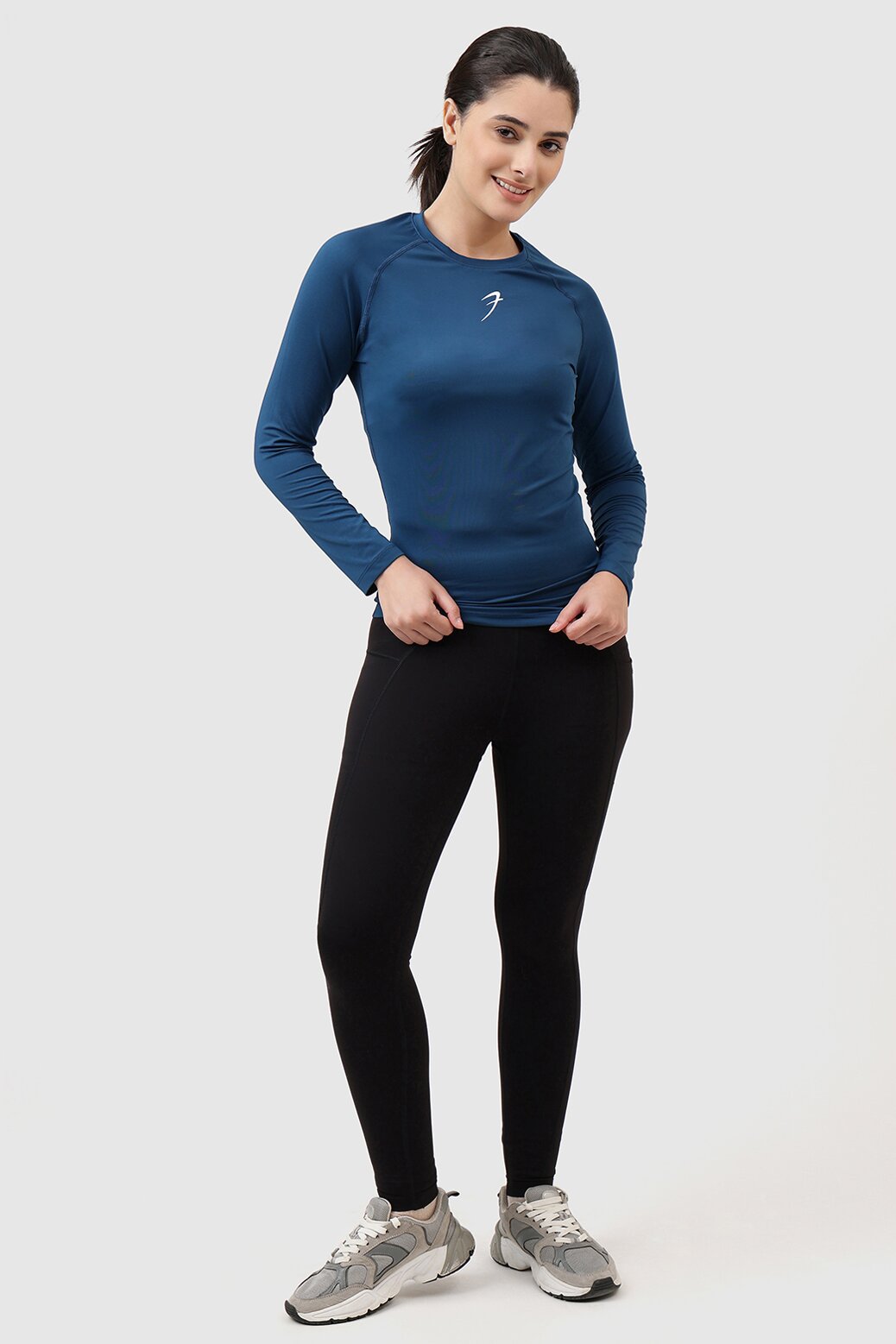 Compression Full T-shirt Teal