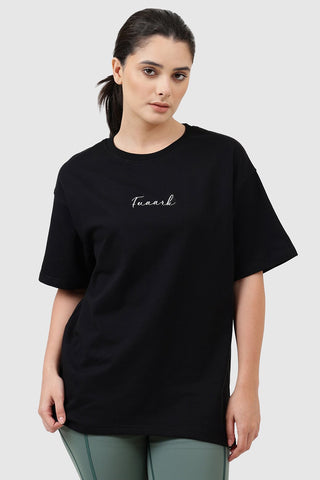 Bold Oversized T-shirt Black