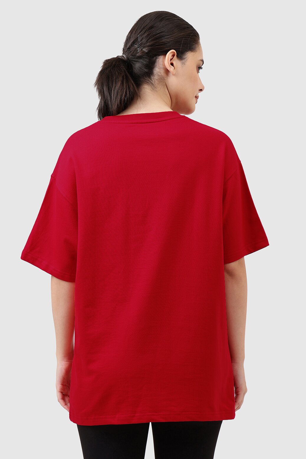 Refined Oversized T-shirt Red