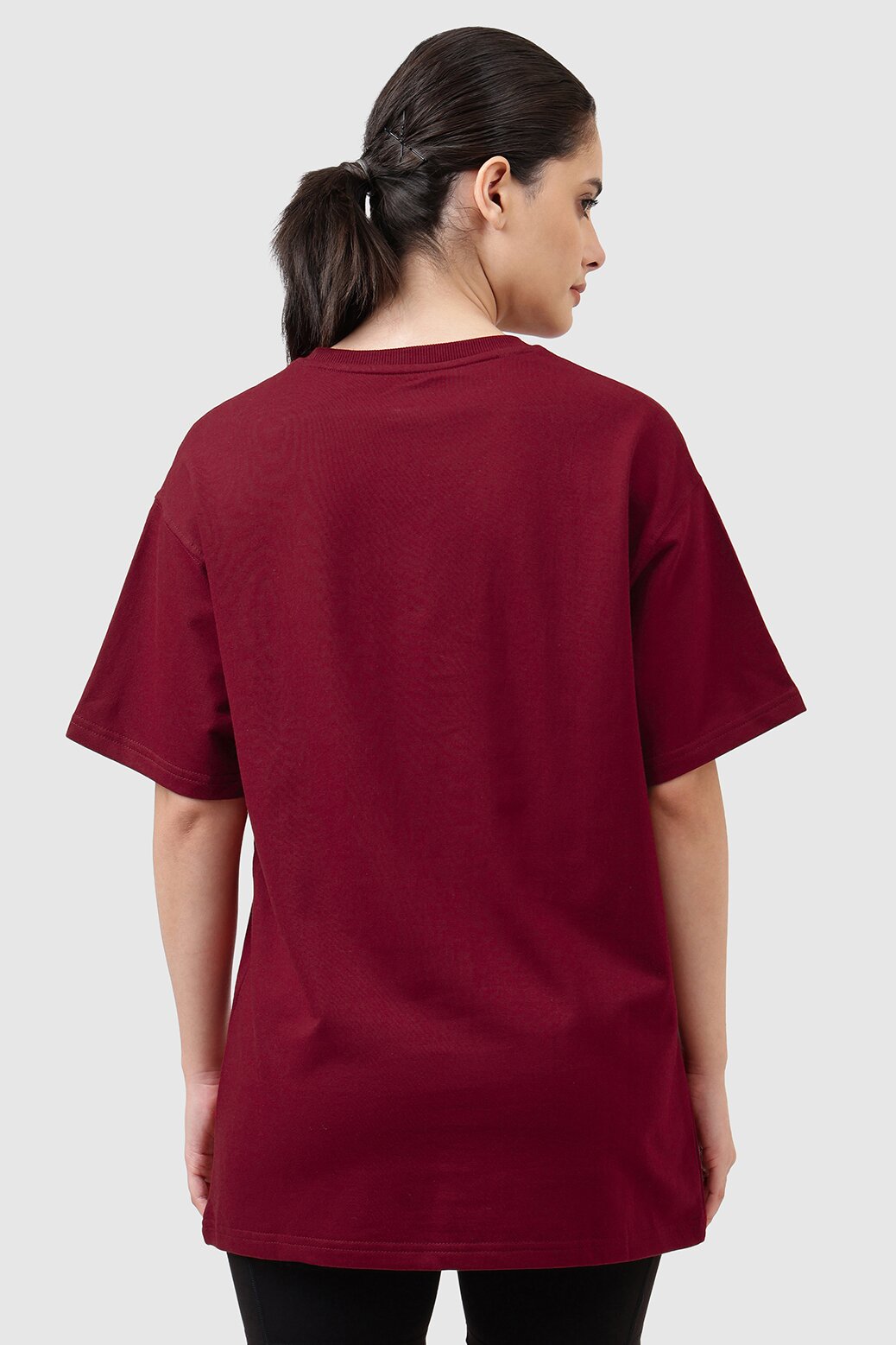 Inspiration Oversized T-shirt Maroon