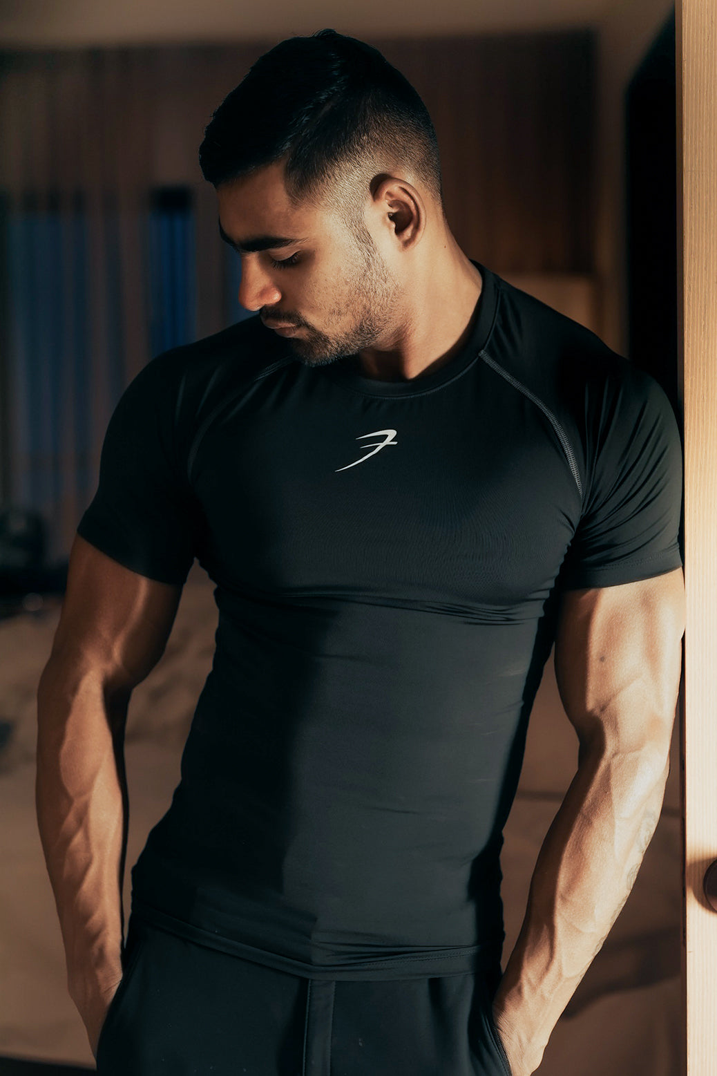 Compression T-shirt Black - Main Image
