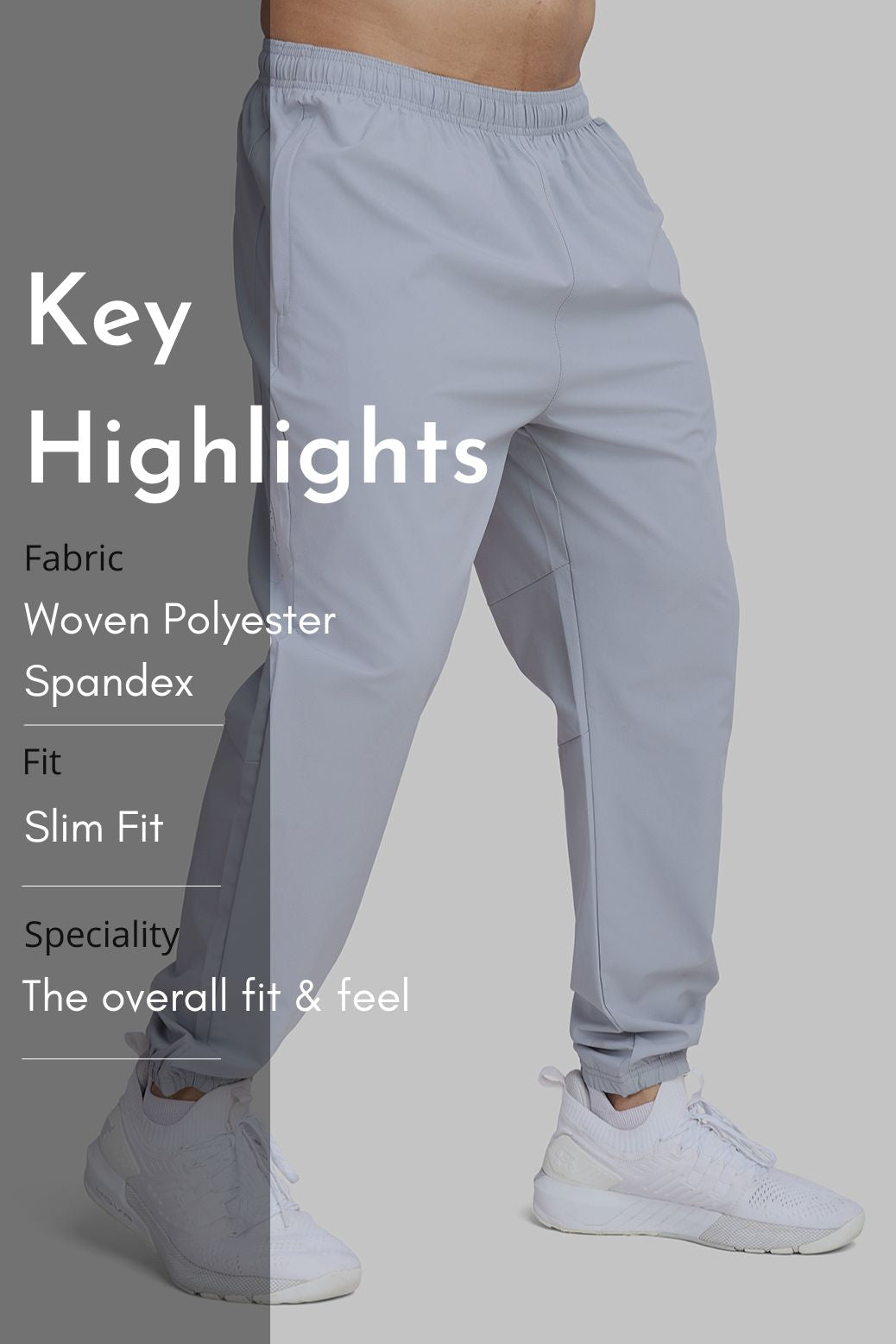 Essential Joggers Light Grey