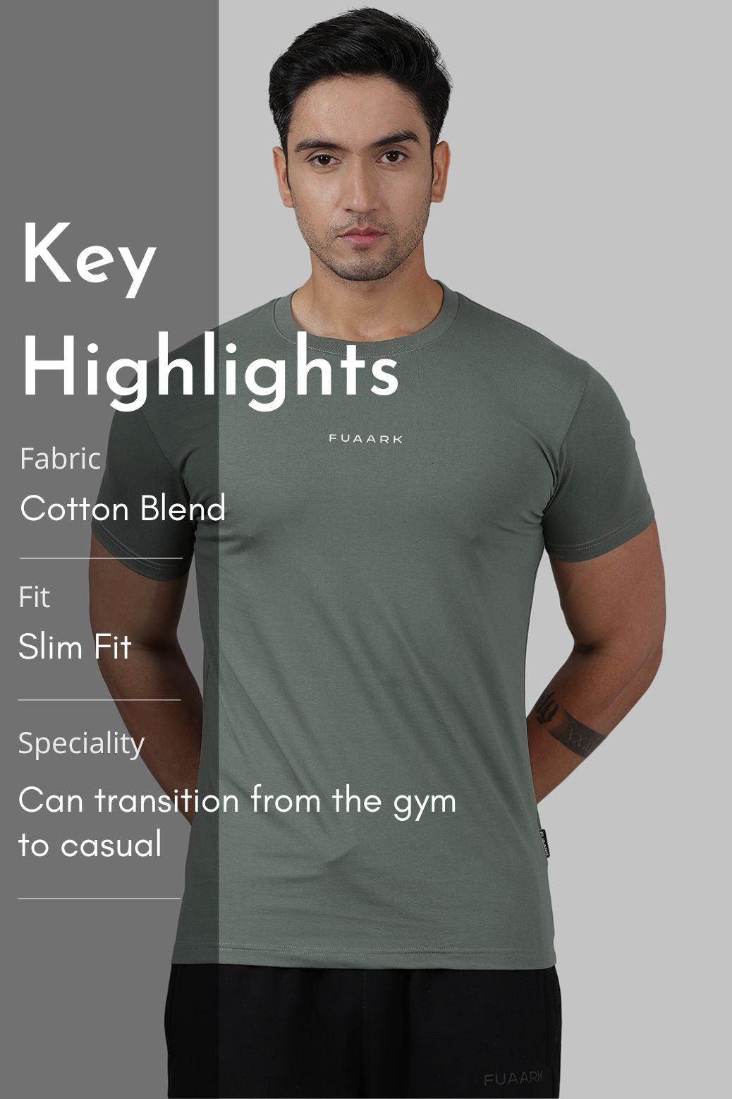 Legacy Crew Neck T-shirt Sage Green