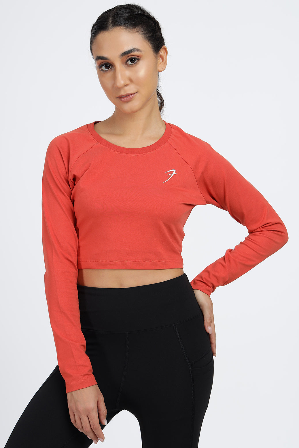 Legacy Crop Top T-shirt Rust