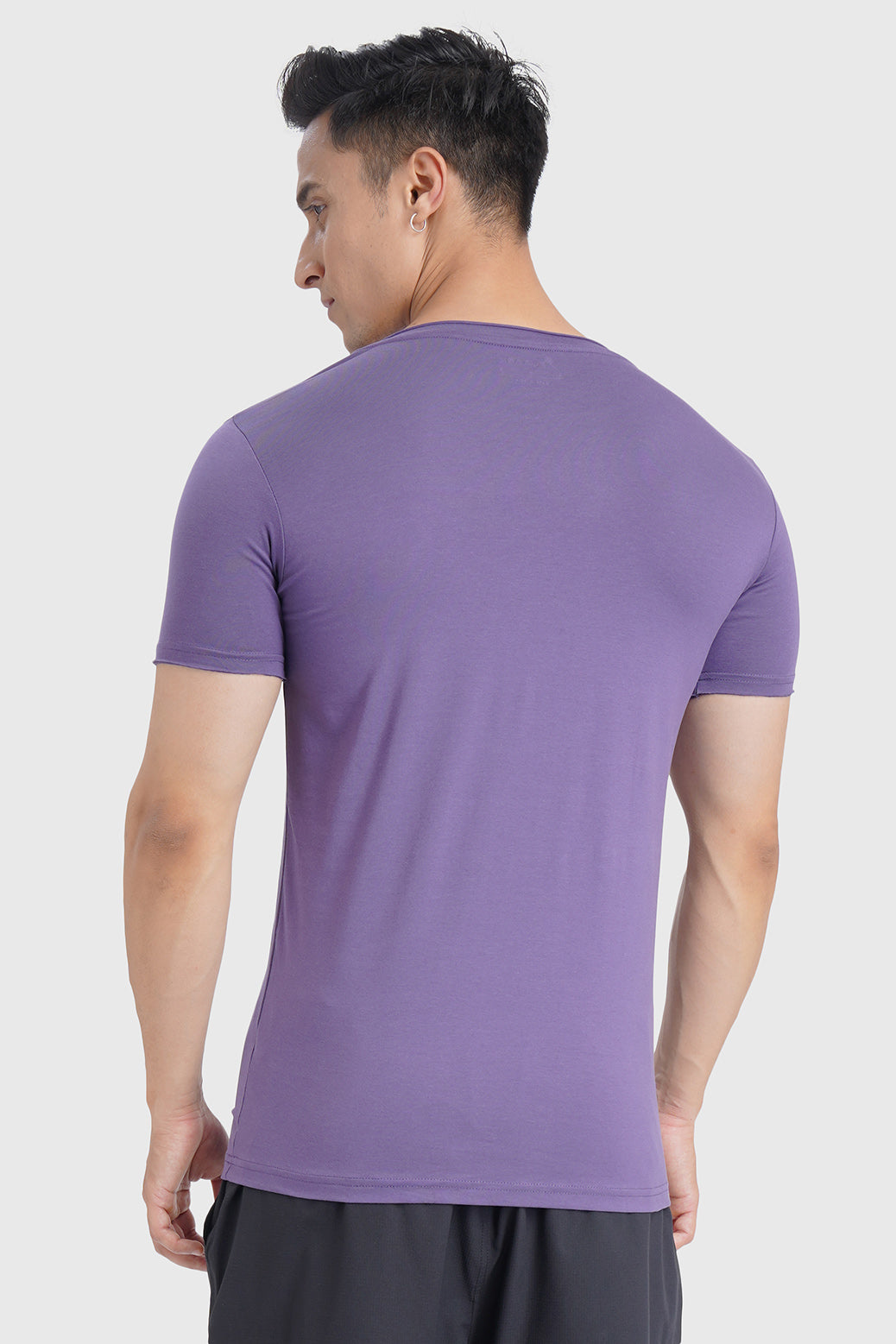 Legacy Scoop Neck T-shirt Purple