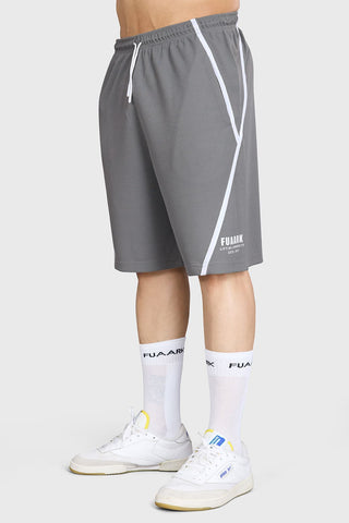 Drip Oversized Shorts Dark Grey