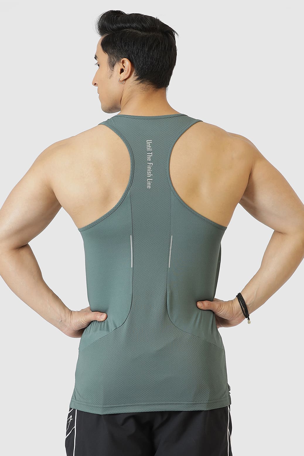 Sprint Running Tank Forest Green