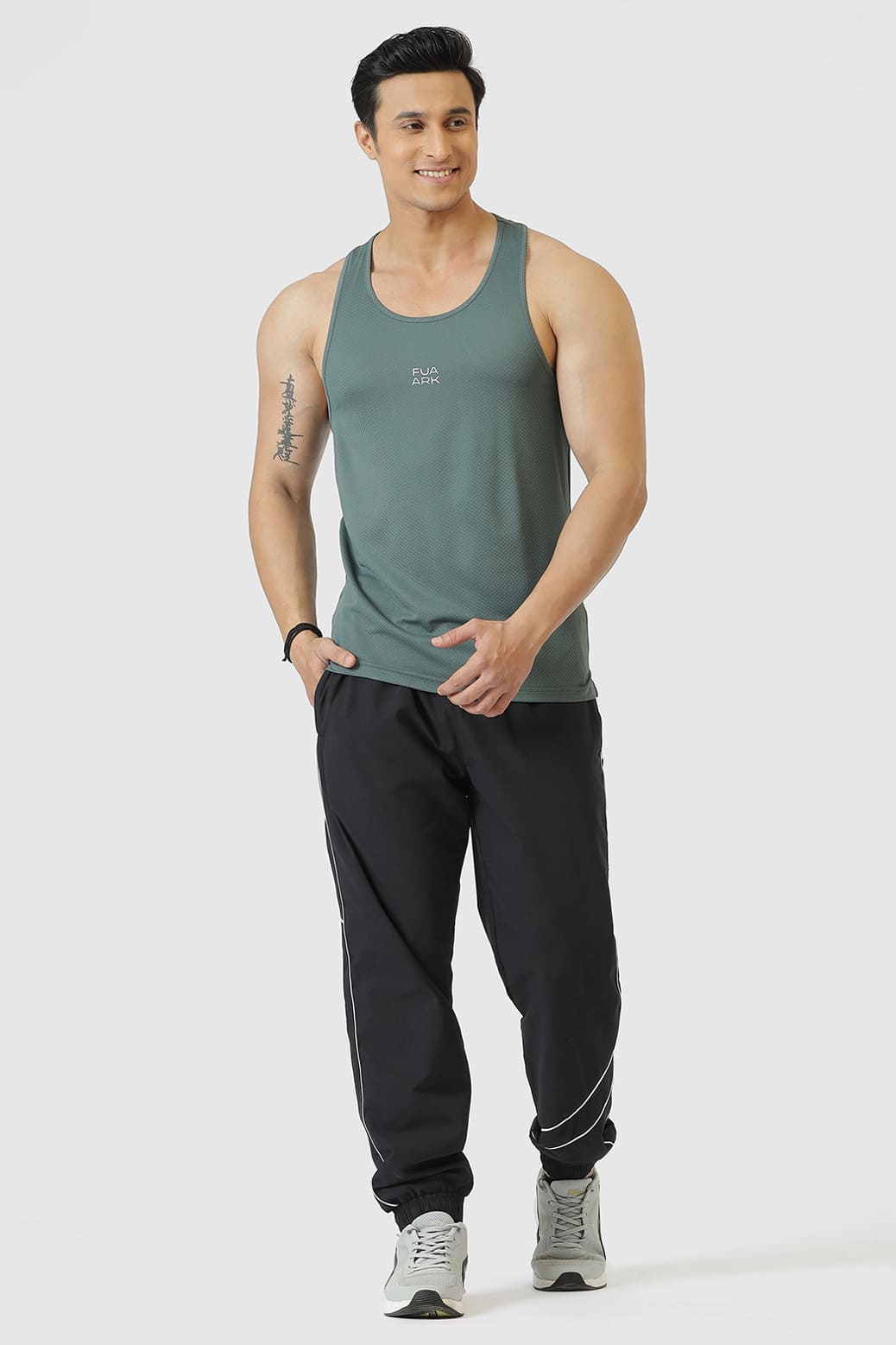 Sprint Running Tank Forest Green