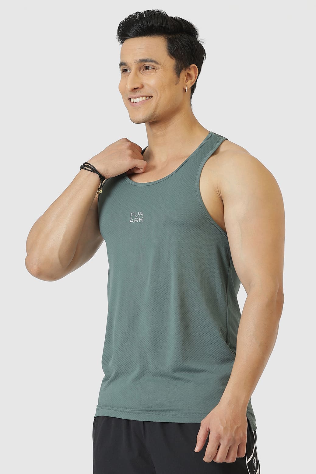 Sprint Running Tank Forest Green