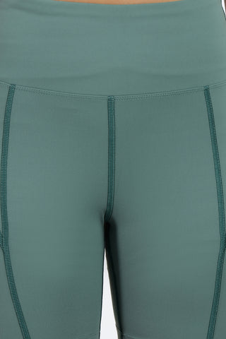 Timeless Nylon Leggings Sage Green