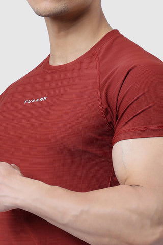 Blaze Nylon T-shirt Salsa Rust