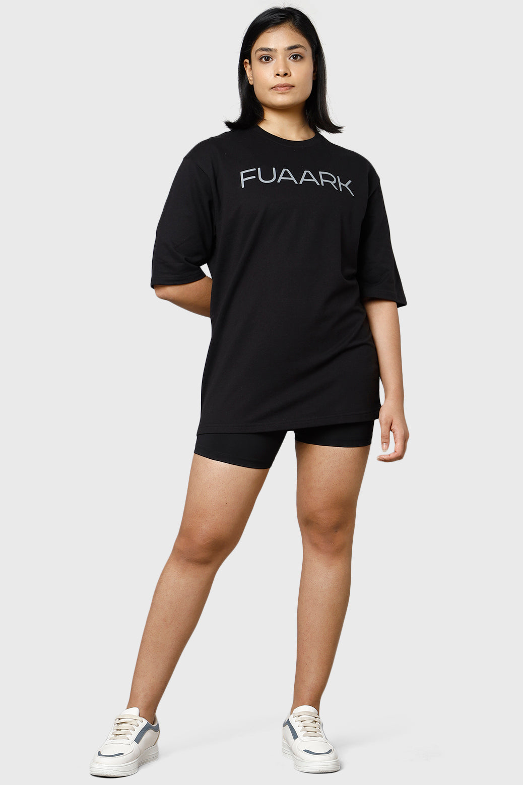 Charge Your Energy Oversized Tshirt Black