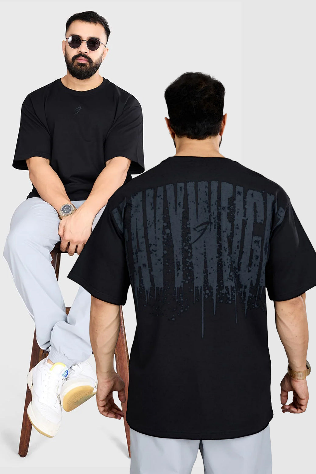 Heavyweight Oversized T-shirt Black