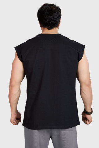 Heavyweight Capsleeves Tank Black
