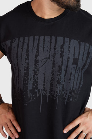 Heavyweight Capsleeves Tank Black