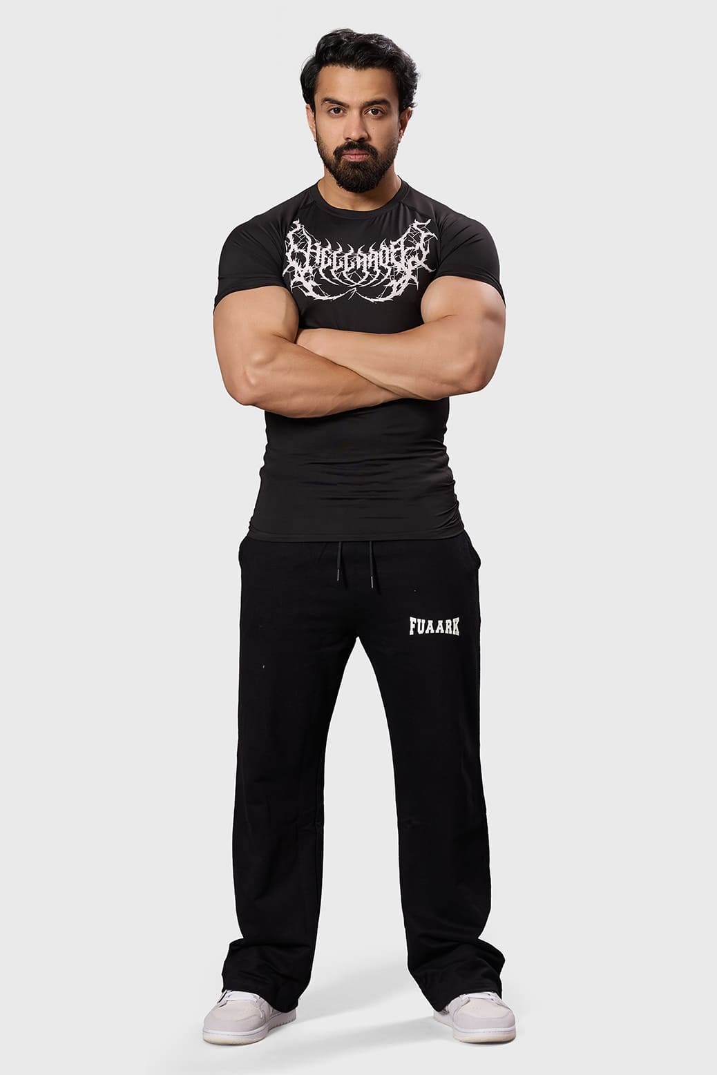 Hellborn Compression T-shirt Black/White