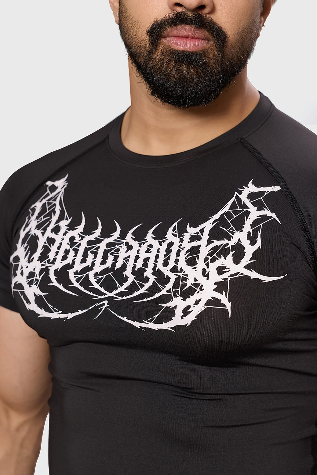 Hellborn Compression T-shirt Black/White