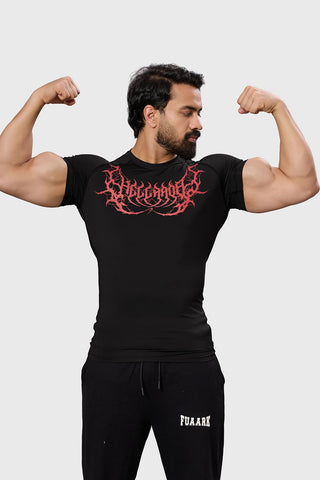 Hellborn Compression T-shirt Black/Red