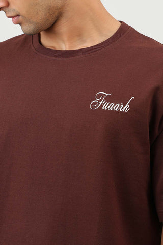 Heritage Oversized T-shirt Brown