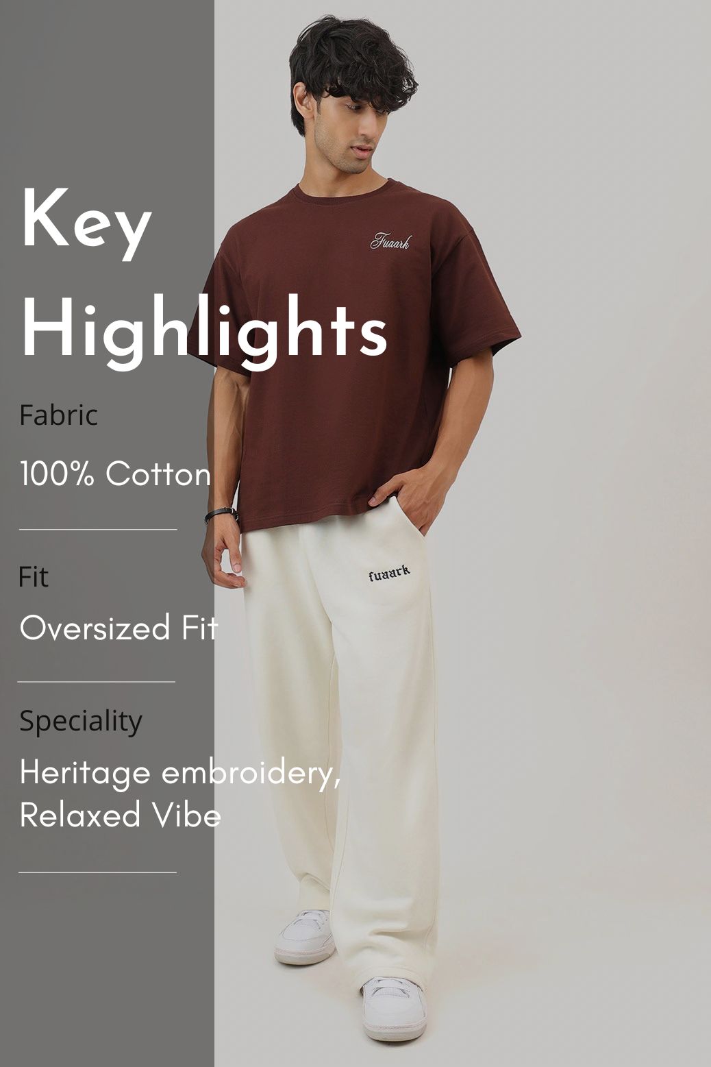 Heritage Oversized T-shirt Brown