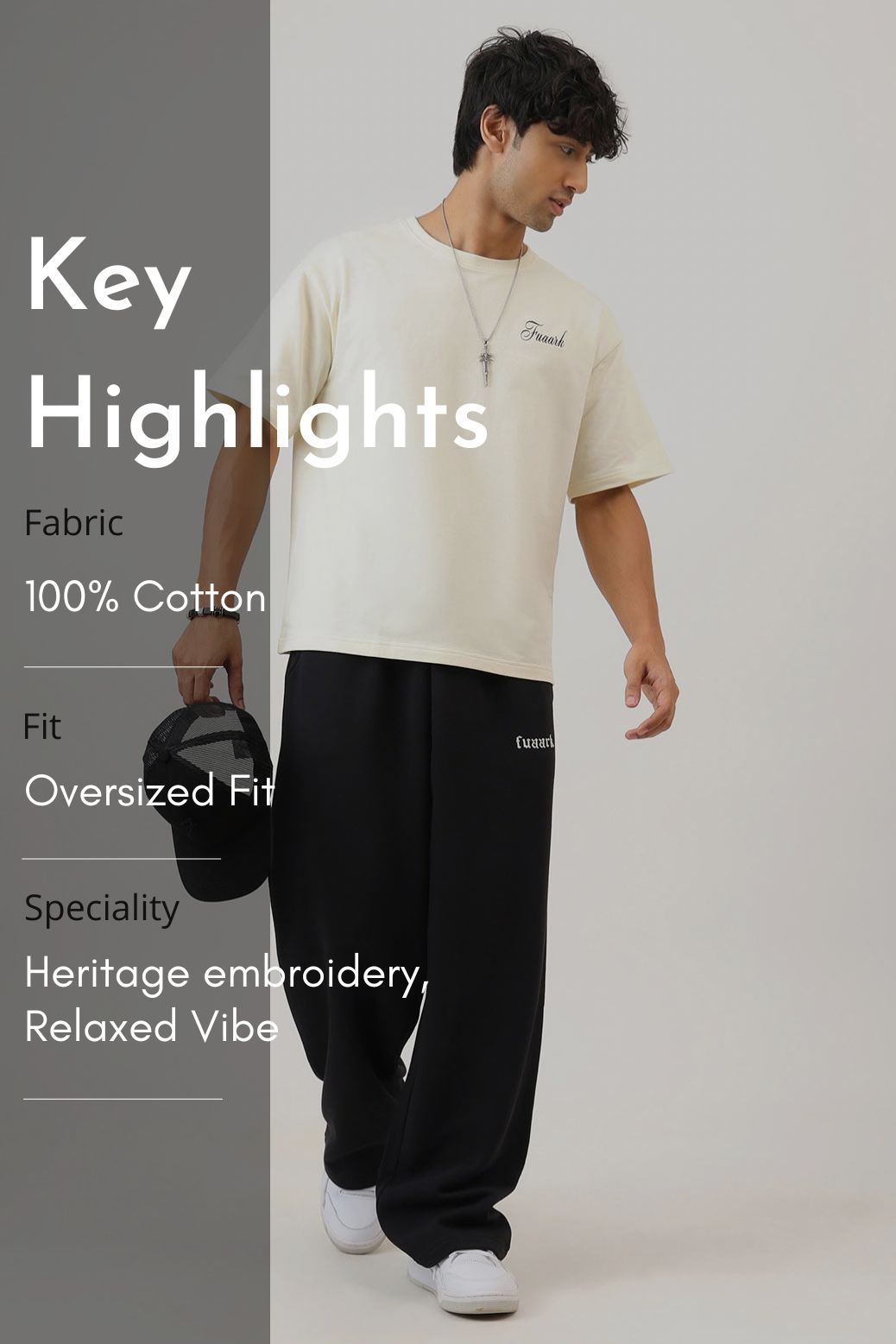 Heritage Oversized T-shirt Off-White
