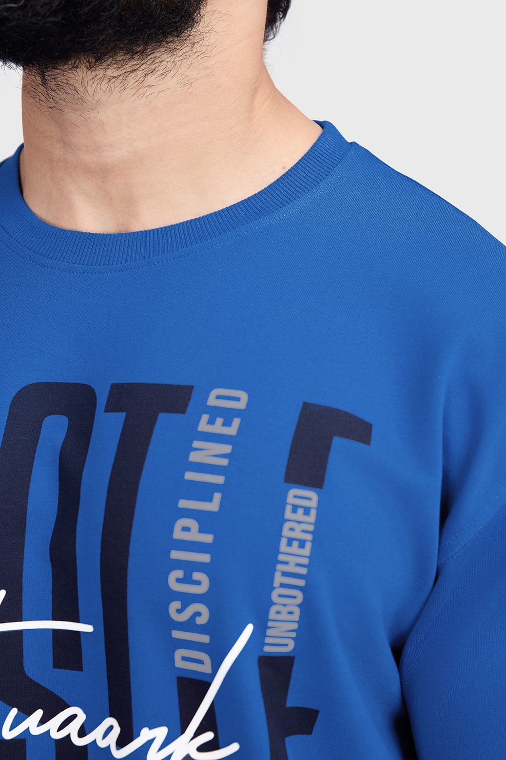 Hustle Oversized T-shirt Royal Blue