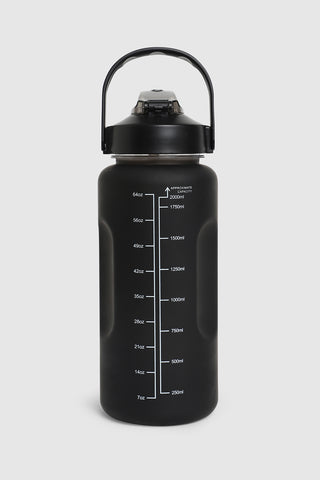 Hydrate 2 Ltr Gallon Bottle Black