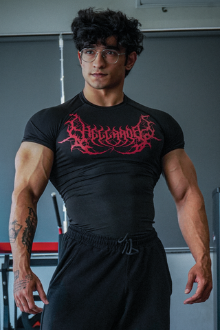 Hellborn Compression T-shirt Black/Red